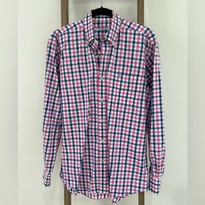 Southern Tide Button Down Classic Fit Shirt Men’s Size Medium Pink and Blue